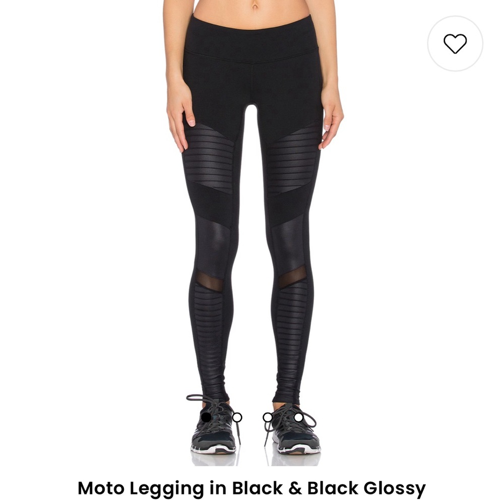 Alo Yoga Moto Legging, Black